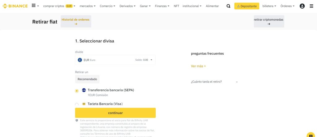  Retirar Criptomonedas Binance