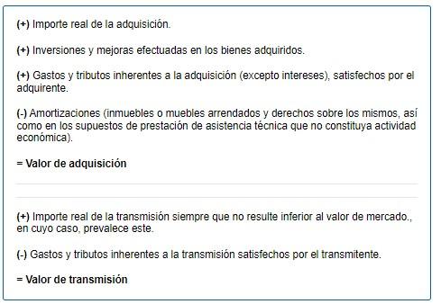 Formula para calcular el valor de transmisión